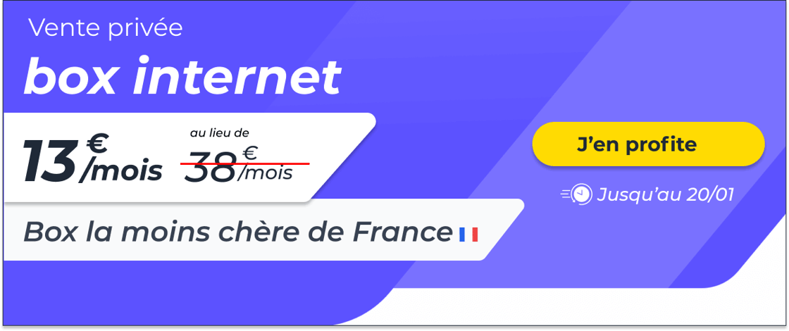 Vente privée box internet