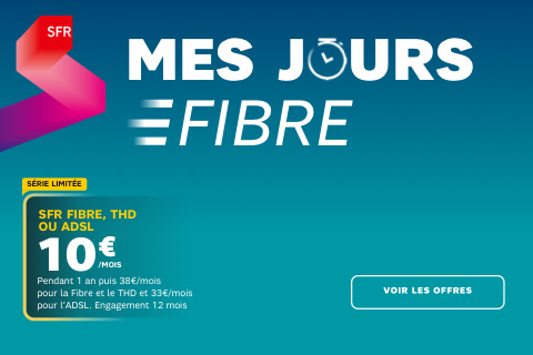 Offre flash SFR : une box à 10€/mois